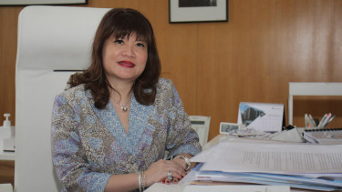 Ketua Umum Apindo dan juga CEO Sintesa Group Shinta Widjaja Kamdani .