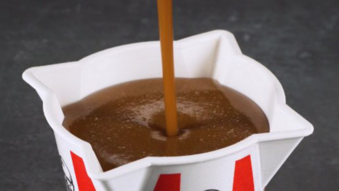 Saus gravy KFC.