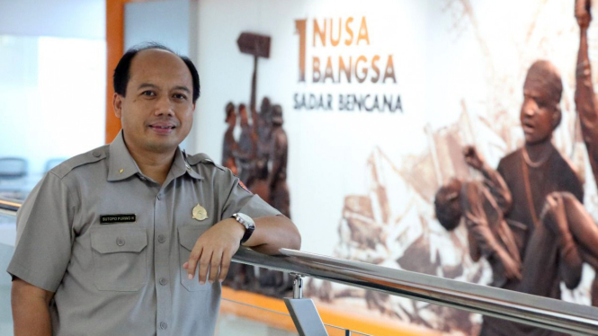 Kepala Pusat Data Informasi dan Humas Badan Nasional Penanggulangan Bencana (BNPB), Sutopo Purwo Nugroho