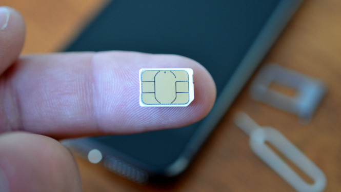 Ilustrasi SIM card.