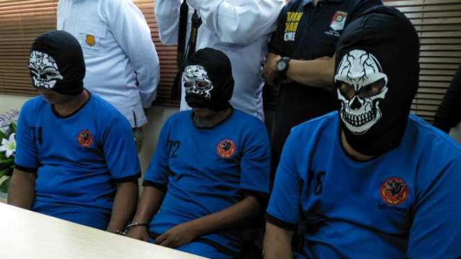 Anggota Muslim Cyber Army yang dibekuk Polda Jabar.