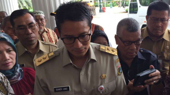 Wakil Gubernur DKI Jakarta Sandiaga Uno.