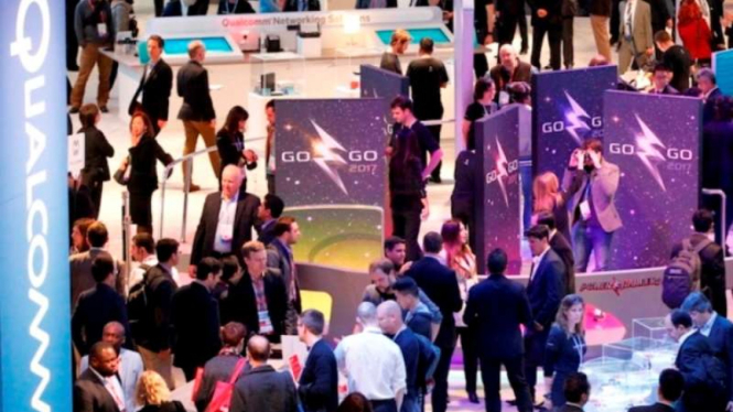 Mobile World Congress di Barcelona, Spanyol.