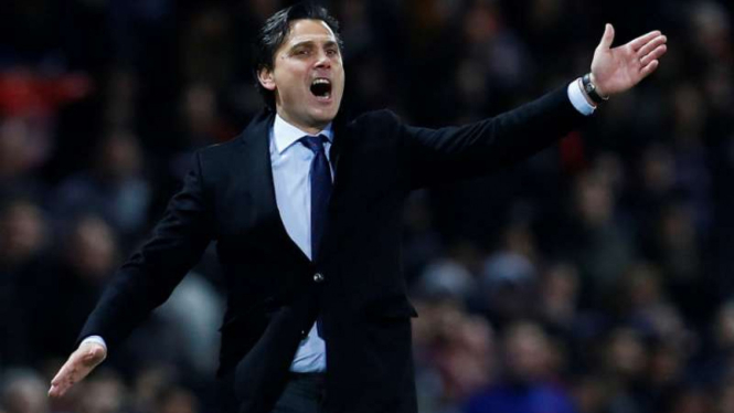 Pelatih Sevilla, Vincenzo Montella.