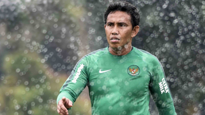 Asisten pelatih Timnas U-23, Bima Sakti.