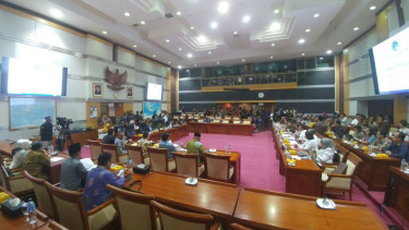 Rapat Dengar Pendapat Komisi I DPR dengan Kemenkominfo.