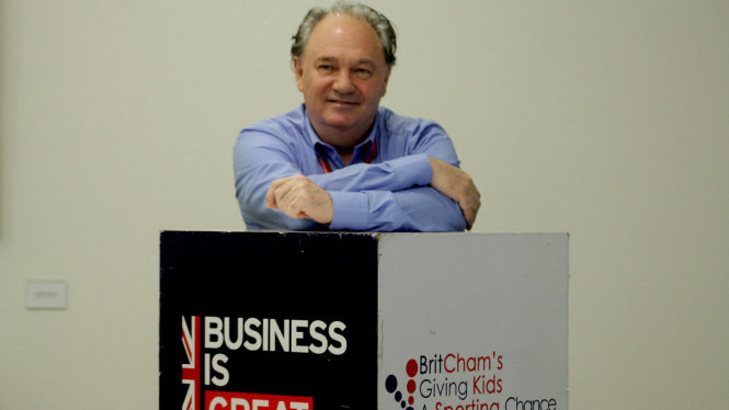 Chris Wren, CEO British Chamber of Commerce di Indonesia dalam wawancara dengan VIVA.