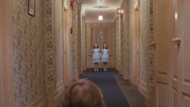 Ilustrasi hotel berhantu