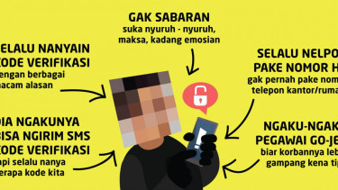 Ilustrasi pembobol akun Gojek