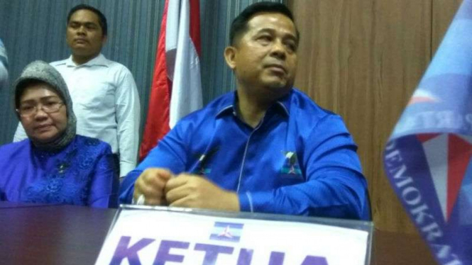 Plt Ketua DPD Demokrat Sumut, Herri Zulkarnain.