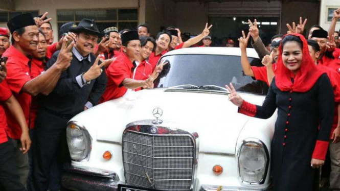 Pasangan Gus Ipul-Puti Soekarno di Jawa Timur.