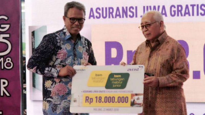 Peluncuran Asuransi Jiwa Gratis Nasabah Haji Bank Mandiri Syariah