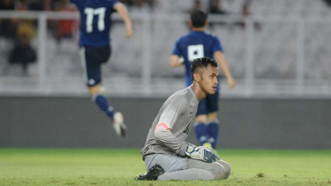Aqil Savik ketika membela Timnas Indonesia.