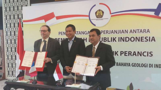 Kerja Sama Prancis Indonesia soal mitigasi bencana.