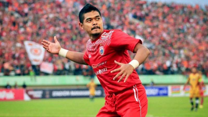 Penyerang Persija Jakarta dan eks timnas Indonesia, Bambang Pamungkas