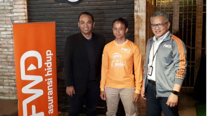 Konferensi pers  North Pole Marathon