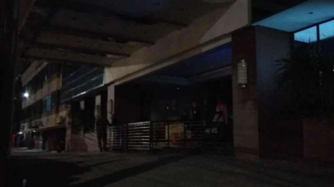 Suasana Hotel Alexis usai pencabutan izin usaha.
