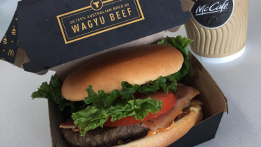 Burger wagyu McDonald's.