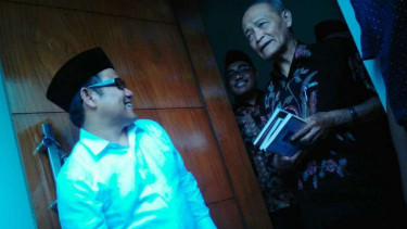 Muhaimin Iskandar berkunjung ke rumah Buya Safii Maarif