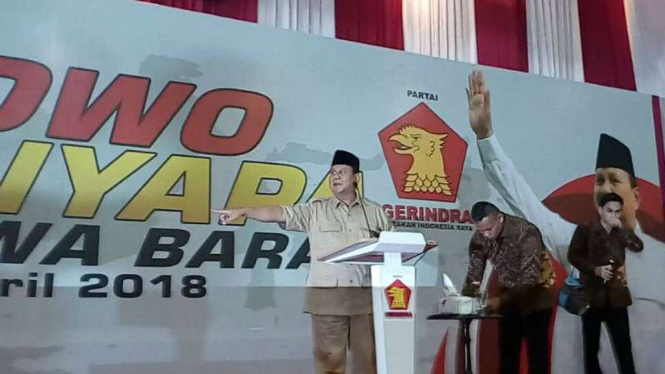 Ketua Umum Gerindra Prabowo Subianto