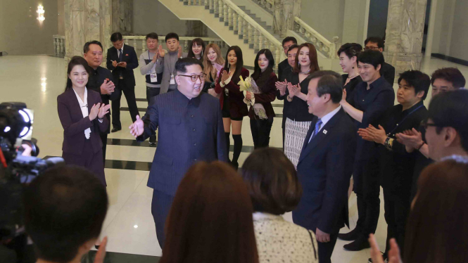 Pemimpin Korea Utara Kim Jong-Un. 