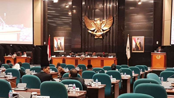Rapat paripurna DPRD DKI Jakarta 