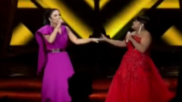 Aksi Joan duet bareng Krisdayanti