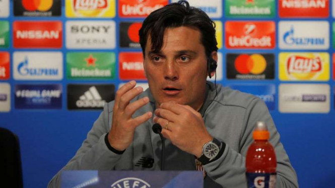Pelatih Sevilla, Vincenzo Montella.