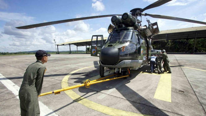 ilustrasi alutsista helikopter.