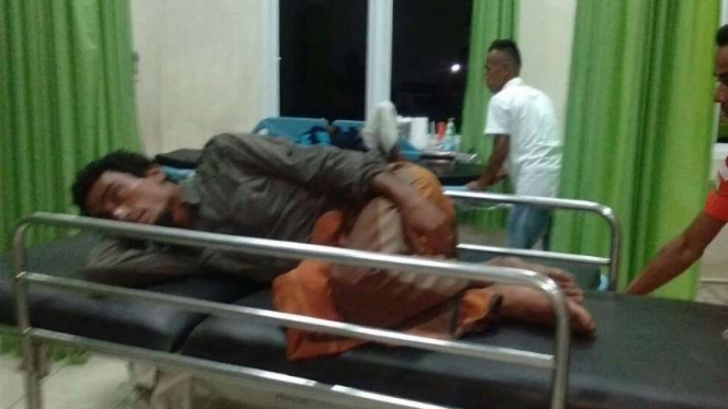 Warga etnis Rohingya dirawat di Rumah Sakit Umum Daerah Aceh Timur pada Jumat, 6 April 2018.