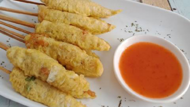 Telur gulung.