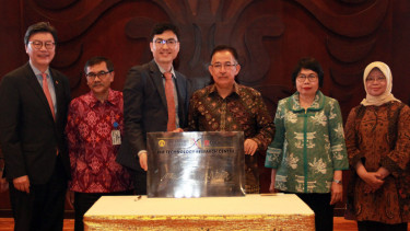 Peresmian laboratorium bioteknologi di UI