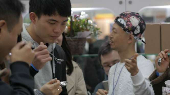 Pameran Kopi di Seoul, Korsel.