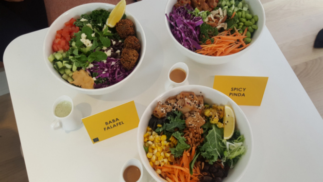 Aneka salad di Greenery, Senopati 41C.
