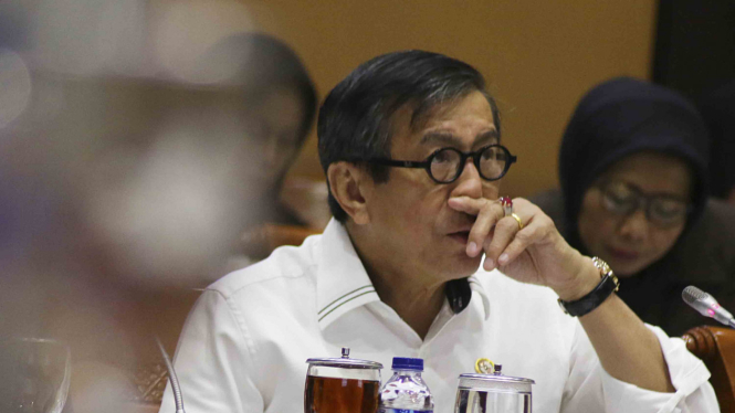 Menteri Hukum dan HAM, Yasonna H Laoly