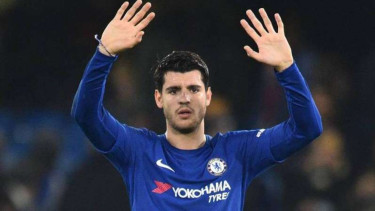 Striker Chelsea, Alvaro Morata dipinjamkan ke Atletico Madrid.