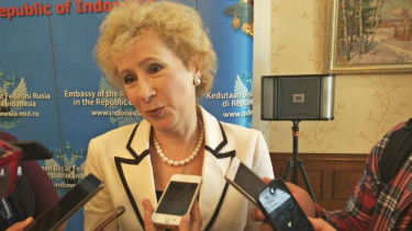 Dubes Rusia untuk RI Lyudmila Georgievna Vorobieva