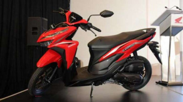 Honda Vario terbaru diluncurkan di Jakarta.