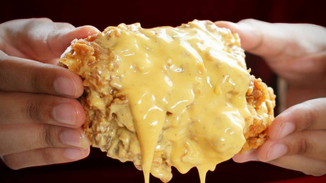 Salted Egg Chicken KFC.
