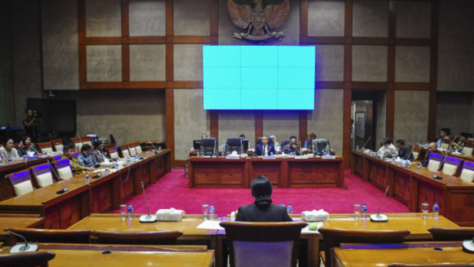 Ilustrasi Rapat Komisi di DPR RI.