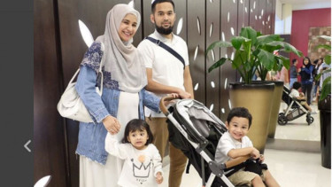 Keluarga Teuku Wisnu dan Shireen Sungkar