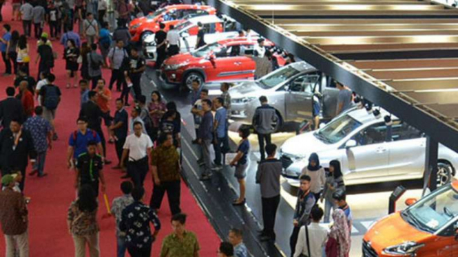 Pameran otomotif IIMS 2018.