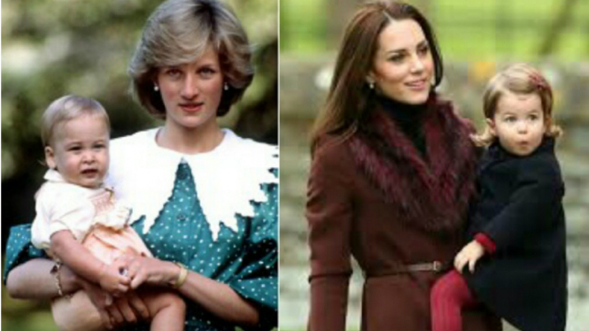 Gaya pengasuhan Kate Middleton dan Puteri Diana 