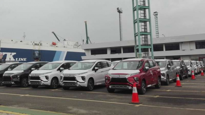 Ekspor Mitsubishi Xpander.