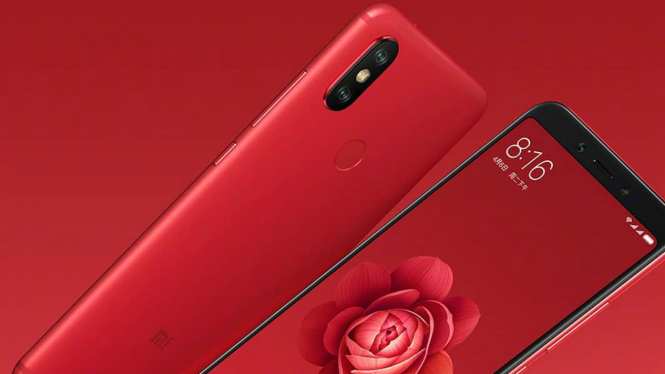 Render Xiaomi Mi 6X.