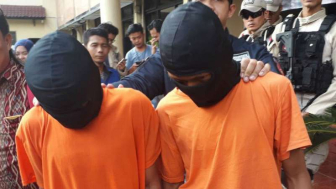 Dua pelaku kejahatan di Jakarta.