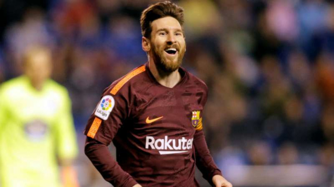 Megabintang Barcelona, Lionel Messi.