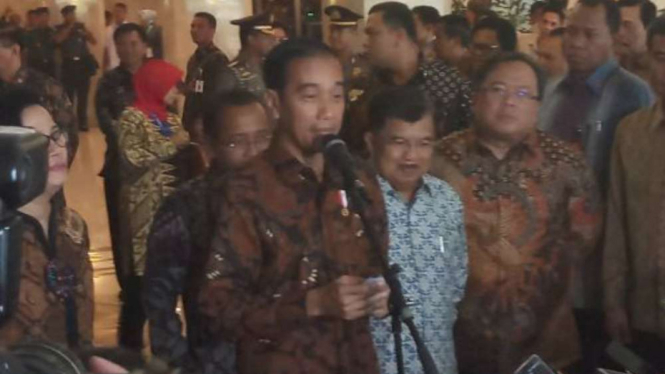 Presiden Joko Widodo di Musrenbangnas 2018.