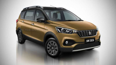 Rendering Ertiga Crossover.