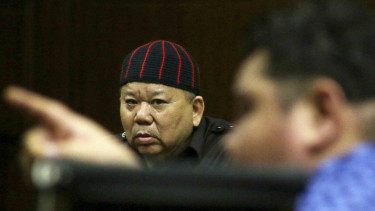Terdakwa kasus suap pemberian izin lokasi perkebunan di Kutai Kartanegara, Heri Susanto Gun